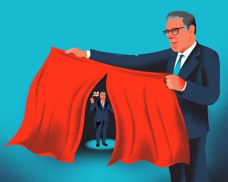 It's Come to This: Keir Starmer Now Acts as Just the Warm-Up Act for Reform UK's Leader